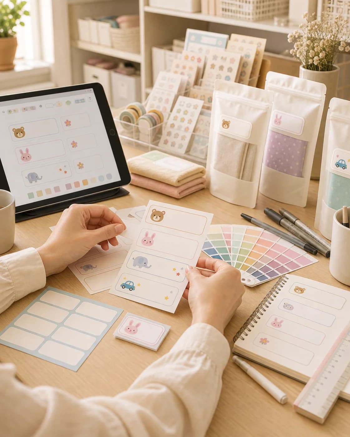 The Kawaii Labels design studio in Tokyo