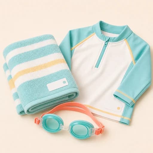 Swim gear and towels