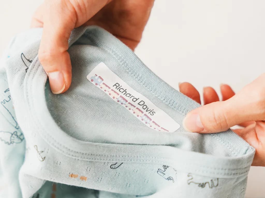 Press onto the fabric