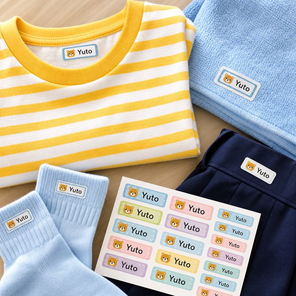 Clothing labels for fabric