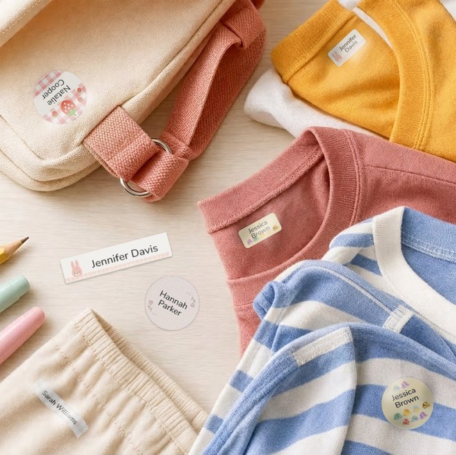 Tag labels for clothing care tags
